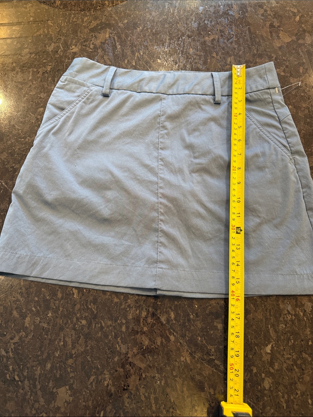 Puma Light Blue Mini A-Line Skirt built in shorts(golf/tennis)